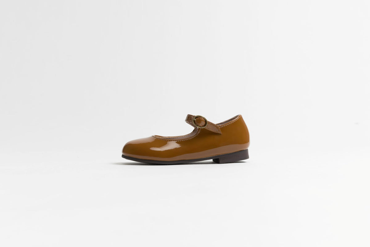 Tannery + Co Mary Janes with Scalloped Trim - Powder Pink main image 1